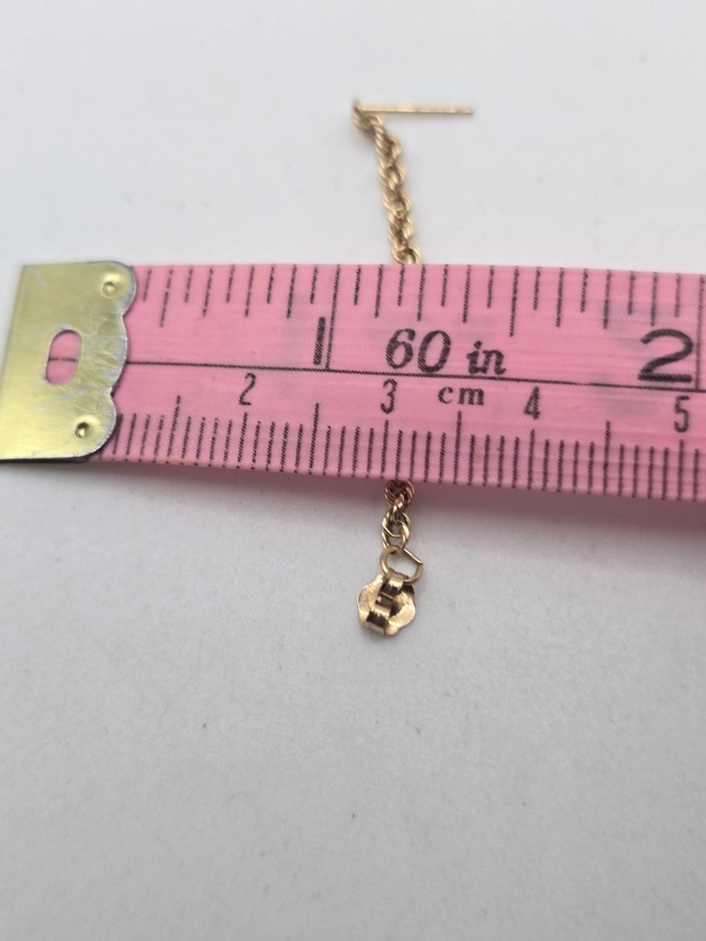 14k Gold Chain Wrap Around Earrings - Picture 4 of 6